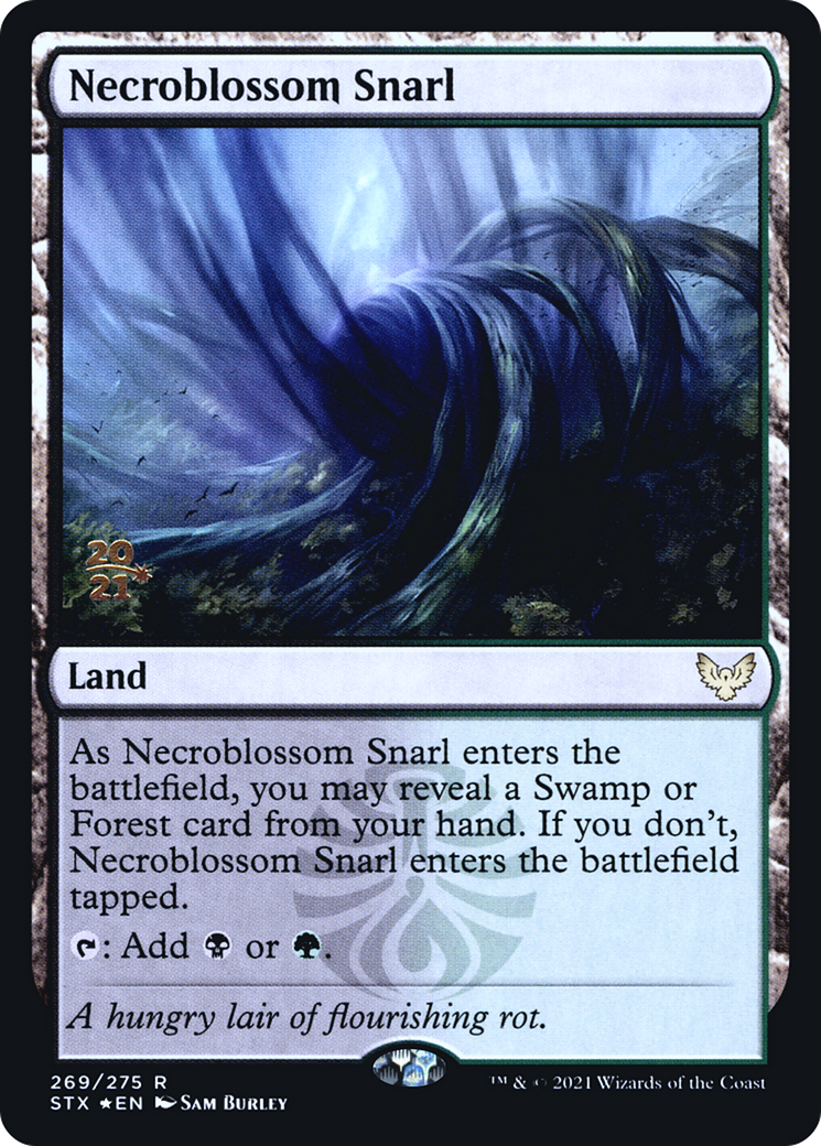 Necroblossom Snarl (PRE-269) [Strixhaven: School of Mages Promos] Foil