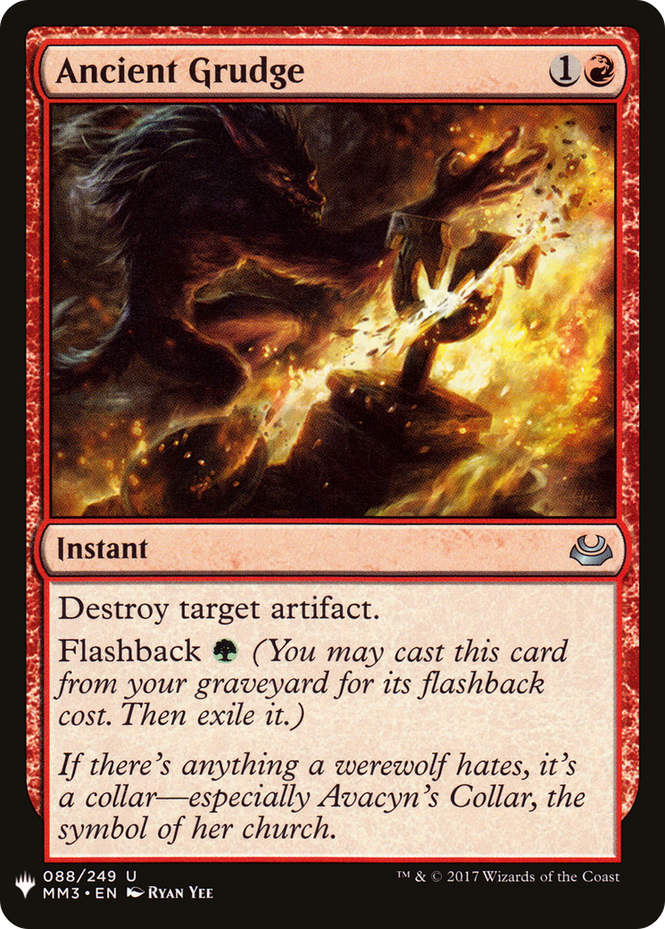 Ancient Grudge (LIST-088) [The List]