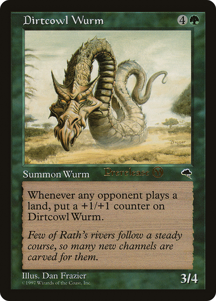 Dirtcowl Wurm (PRE-001) [Tempest Promos]