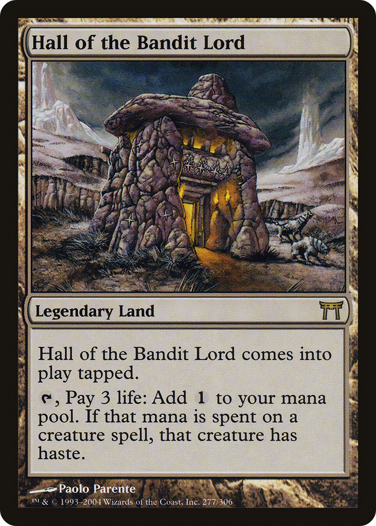 Hall of the Bandit Lord (CHK-277) [Champions of Kamigawa] Foil