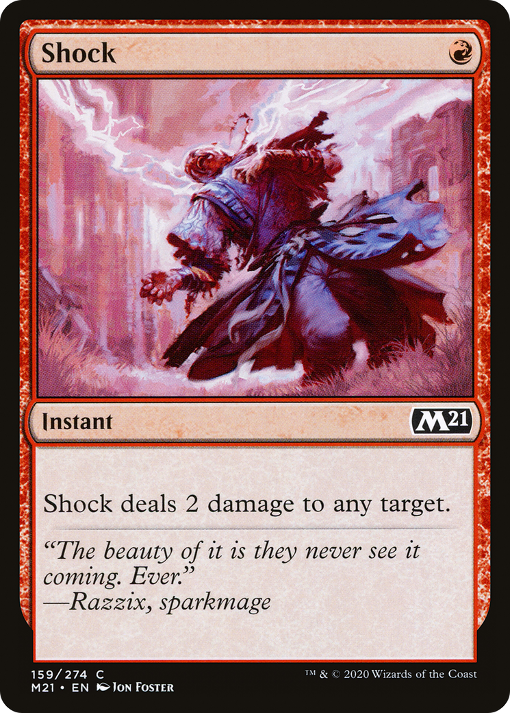 Shock (M21-159) [Core Set 2021] Foil