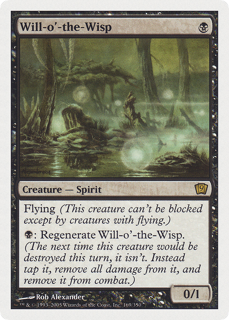 Will-o'-the-Wisp (9ED-169) [9th Edition] Foil