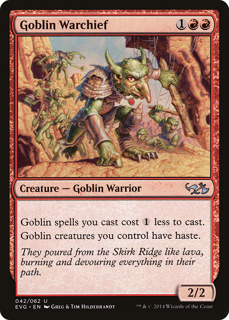 Goblin Warchief [Duel Decks Anthology: Elves vs. Goblins]
