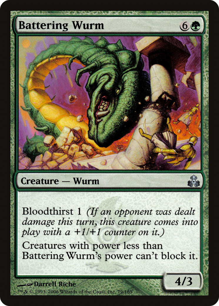 Battering Wurm (GPT-079) [Guildpact]