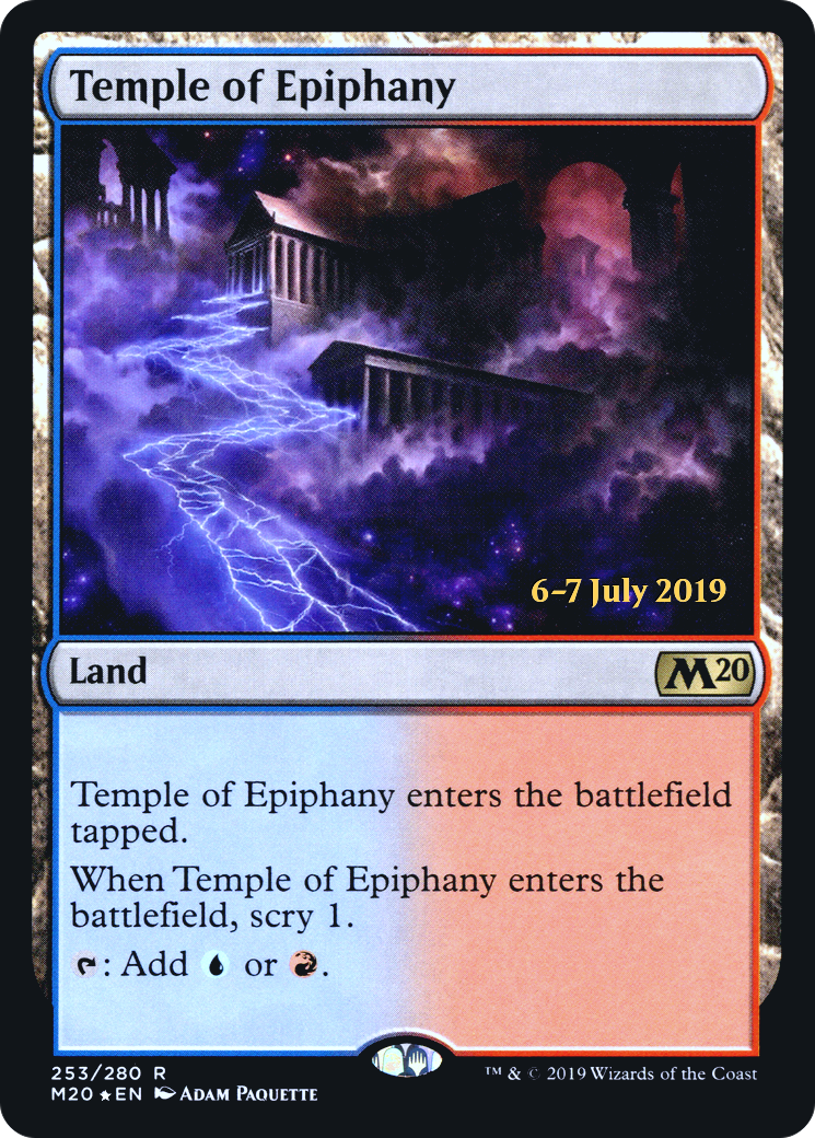 Temple of Epiphany (M20) (PRE-253) [Core Set 2020 Promos] Foil