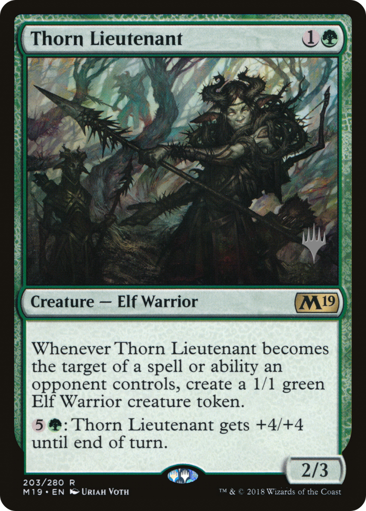Thorn Lieutenant (PPM20-203) [Promo Pack: Core Set 2019 Promos] Foil