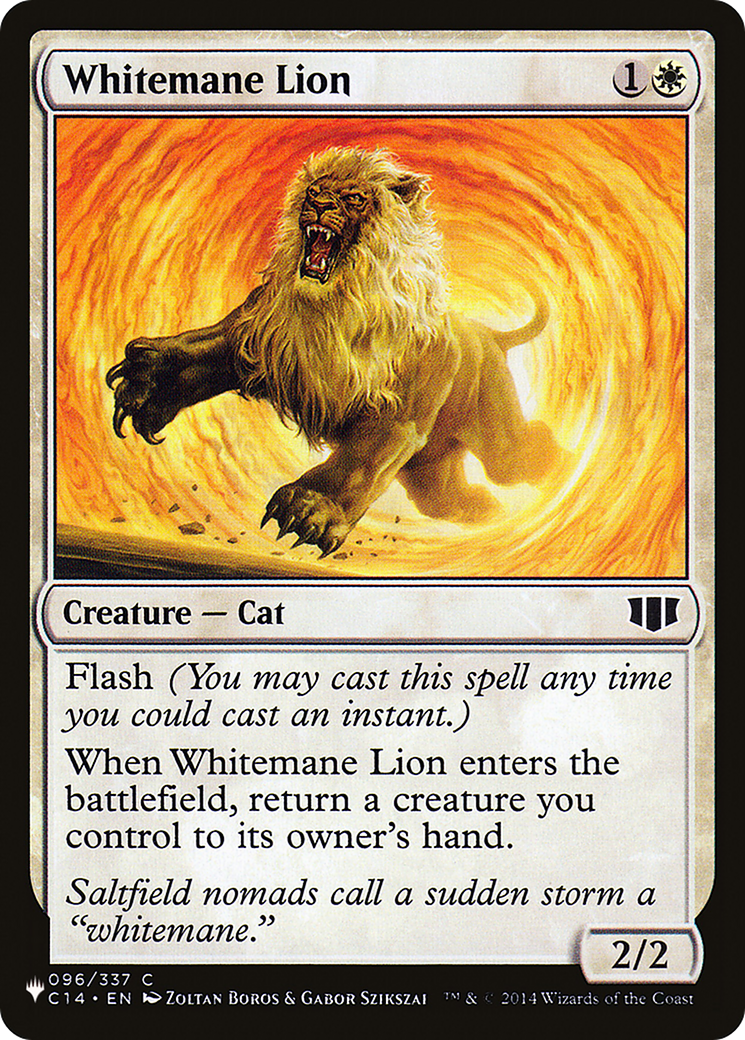 Whitemane Lion (C14) (LIST-096/337) [The List]