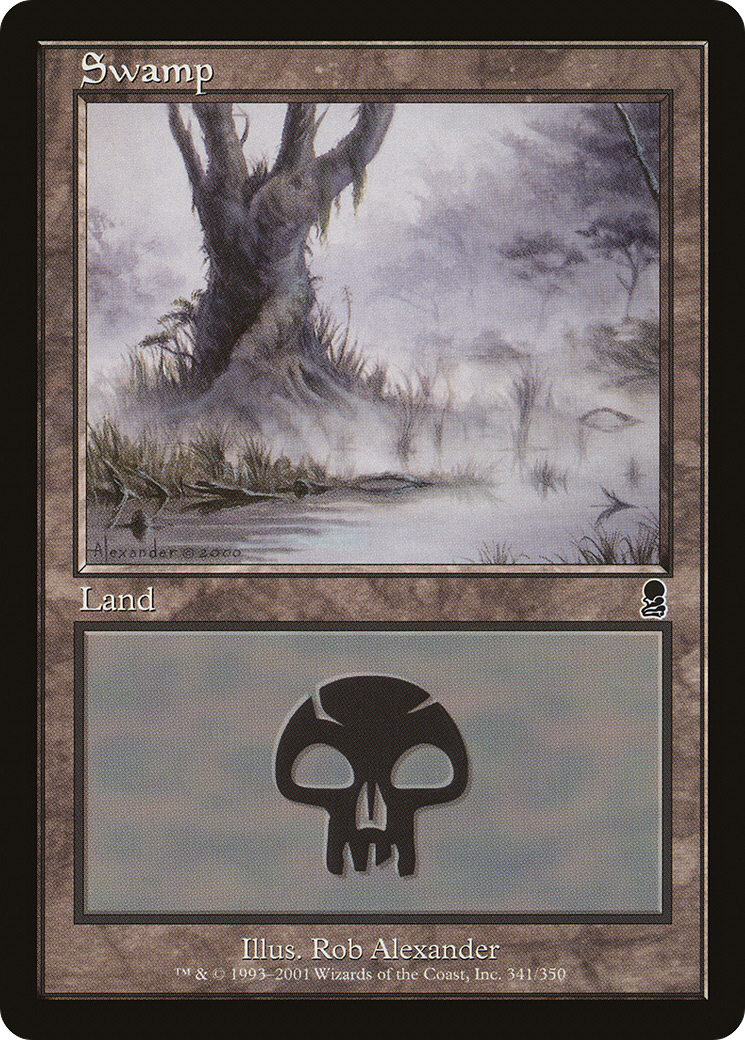 Swamp (ODY-341) [Odyssey] Foil