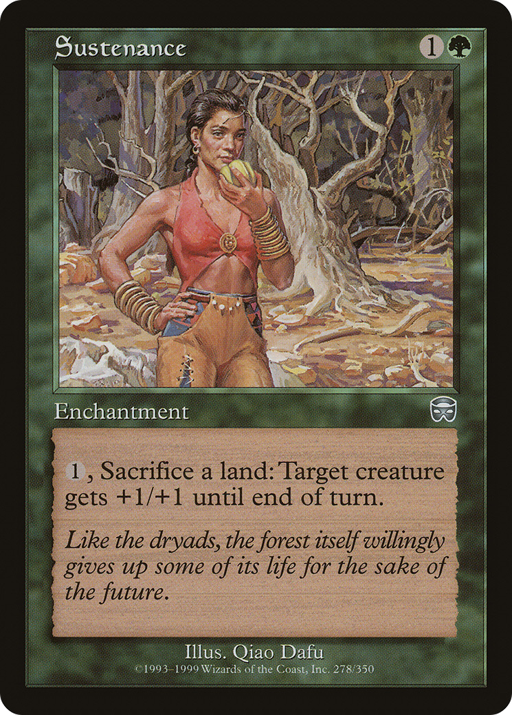 Sustenance (MMQ-278) [Mercadian Masques]