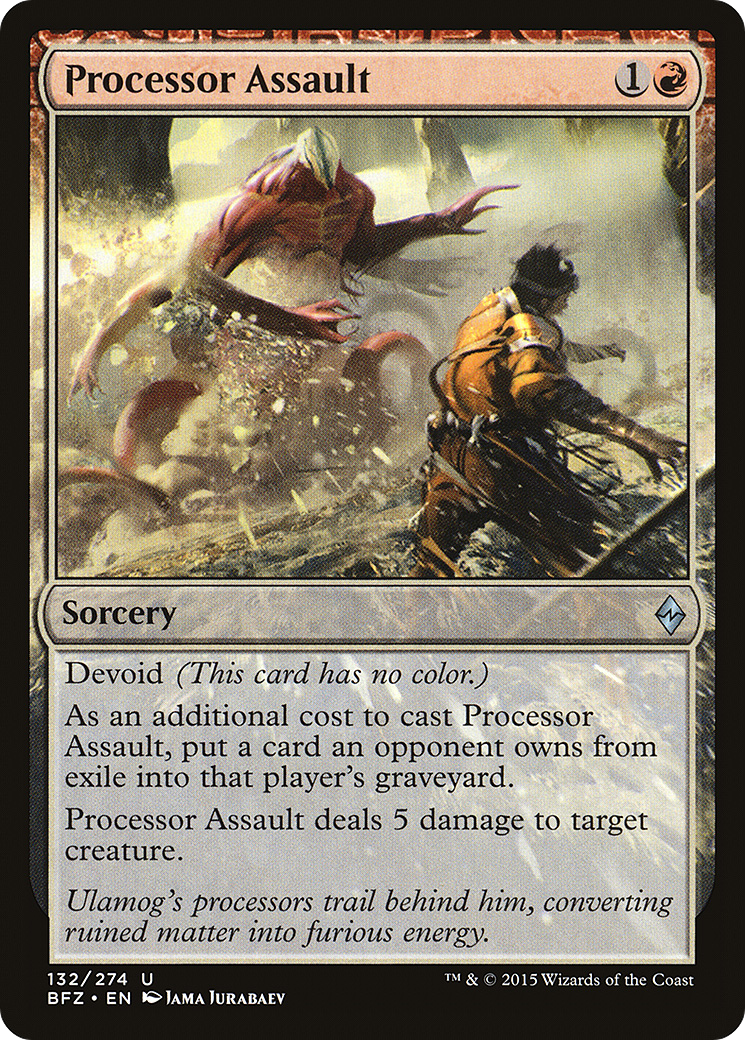 Processor Assault (BFZ-132) [Battle for Zendikar] Foil