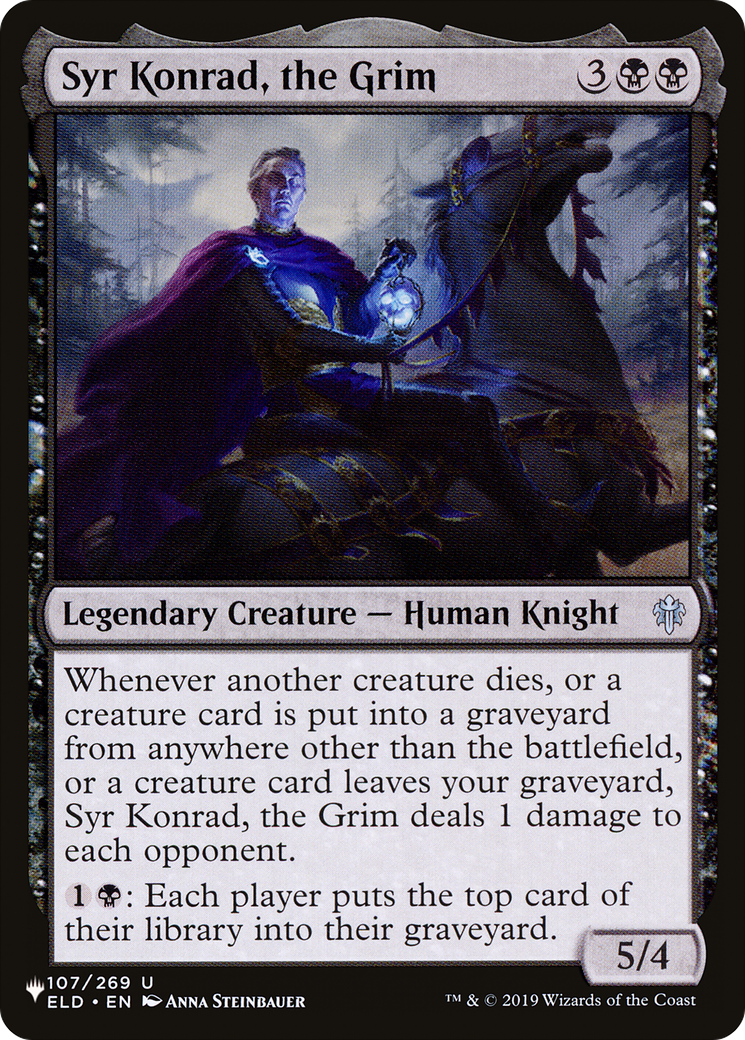 Syr Konrad, the Grim (LIST-107/269) [The List]