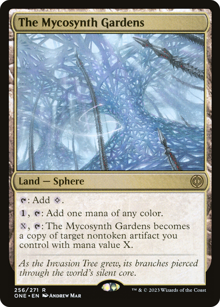 The Mycosynth Gardens (ONE-256) [Phyrexia: All Will Be One] Foil