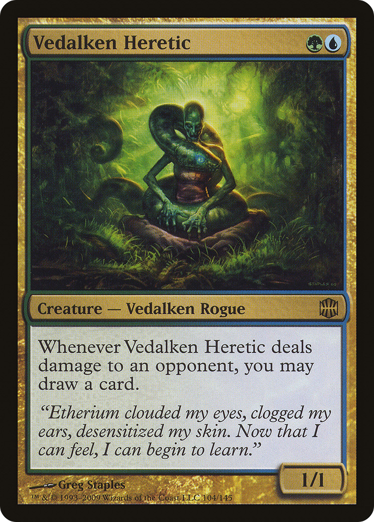 Vedalken Heretic (ARB-104) [Alara Reborn] Foil