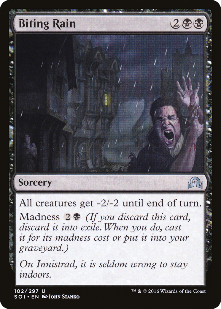 Biting Rain (SOI-102) [Shadows over Innistrad] Foil