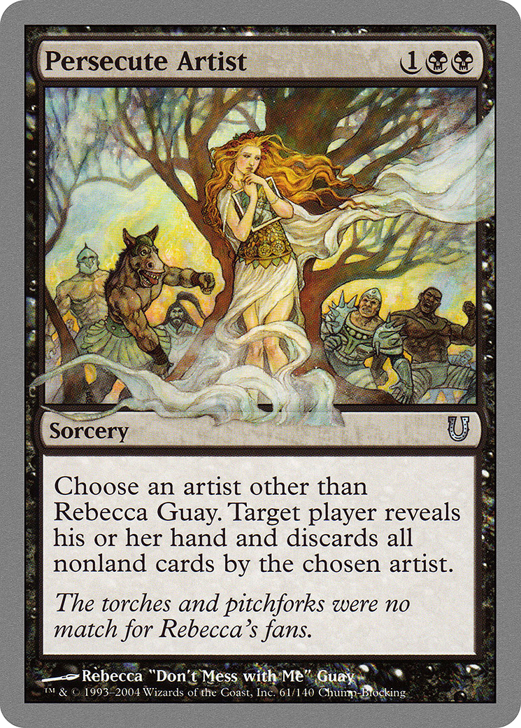 Persecute Artist (UNH-061) [Unhinged] Foil