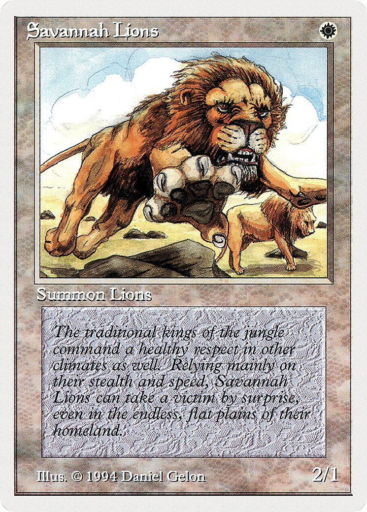 Savannah Lions (SUM-039) [Summer Magic / Edgar]
