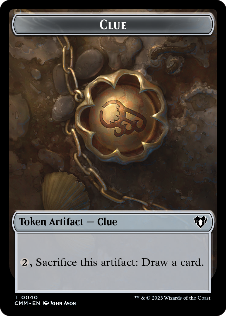 Clue (TCMM-040) [Commander Masters Tokens]
