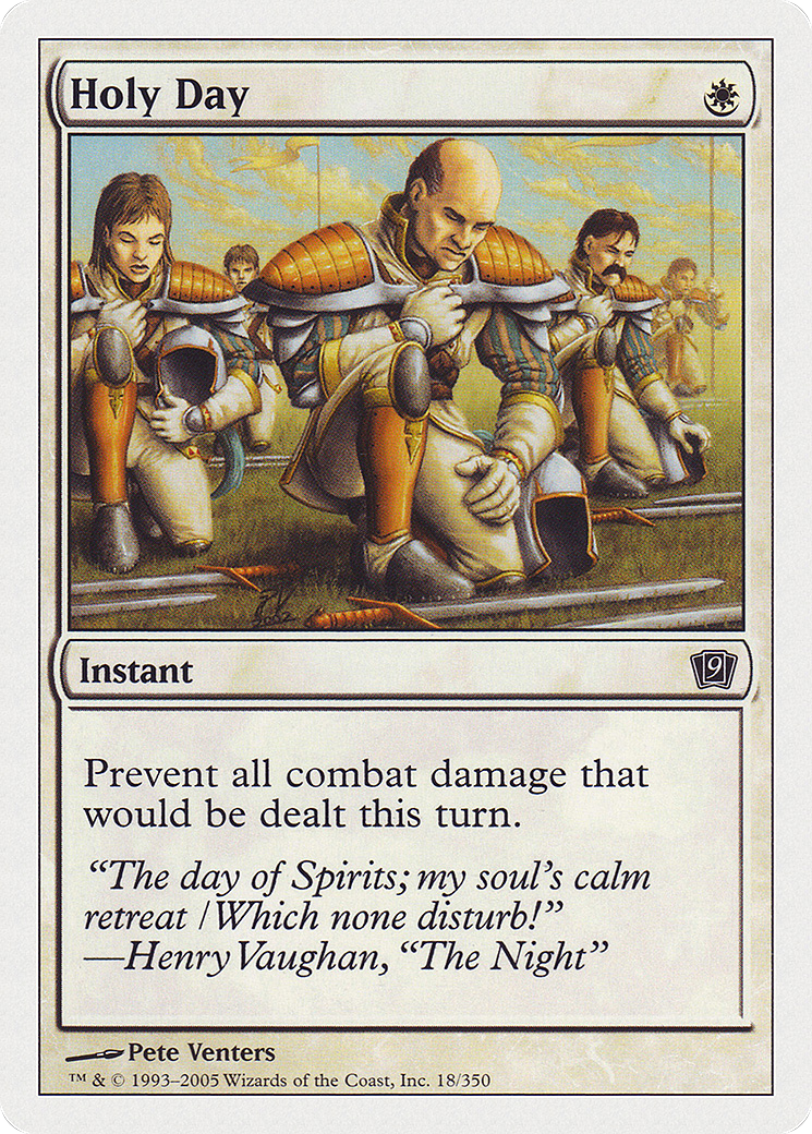 Holy Day (9ED-018) [9th Edition] Foil