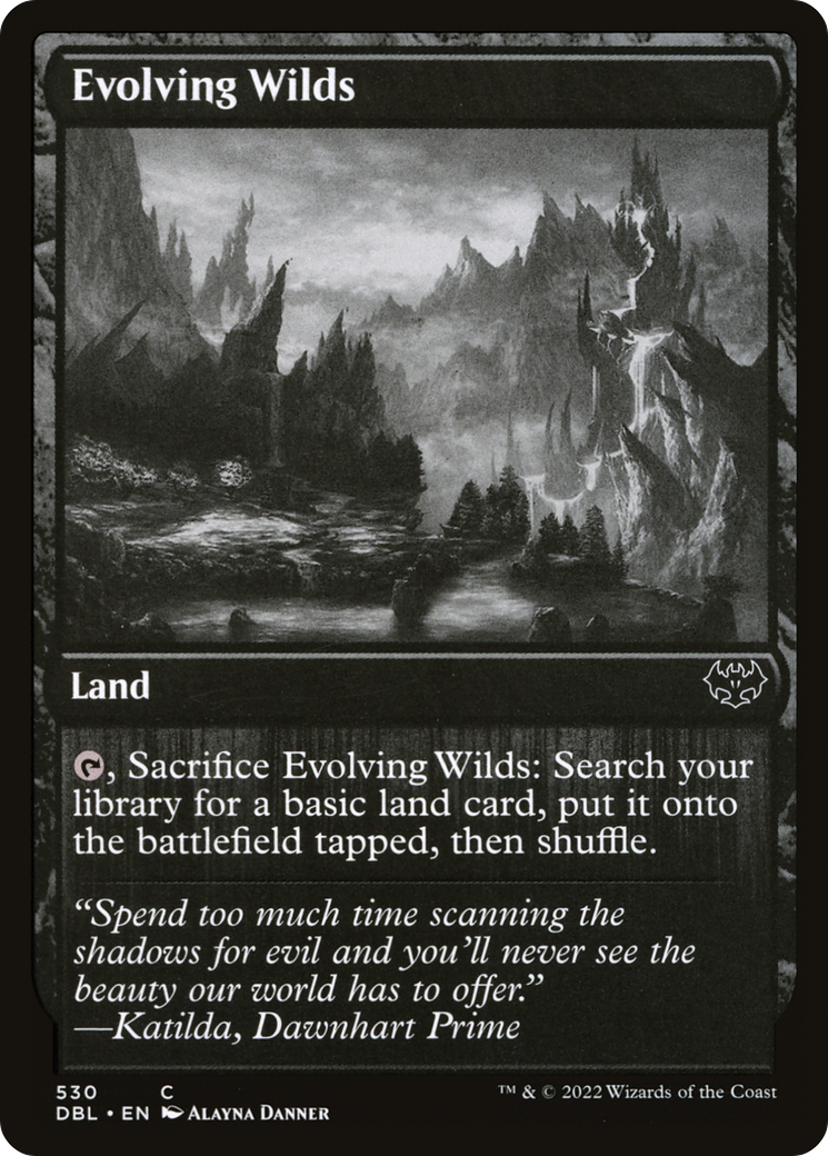 Evolving Wilds (DBL-530) [Innistrad: Double Feature] Foil