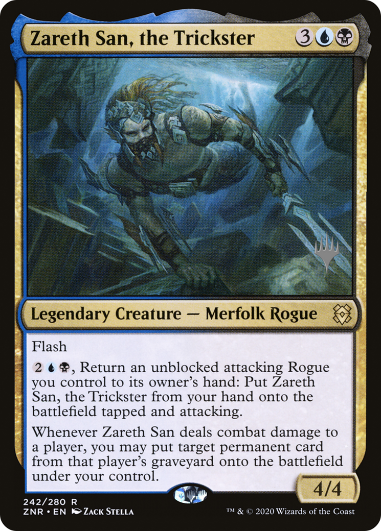 Zareth San, the Trickster (PPZNR-242) [Promo Pack: Zendikar Rising Promos]