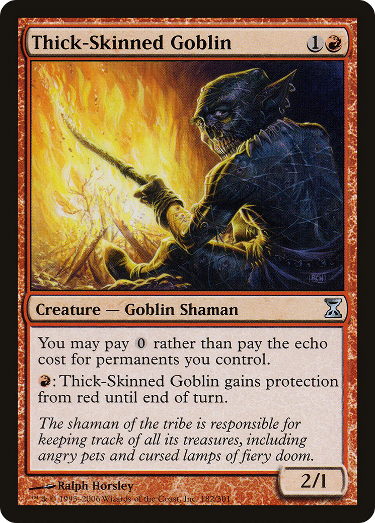 Thick-Skinned Goblin (TSP-182) [Time Spiral]