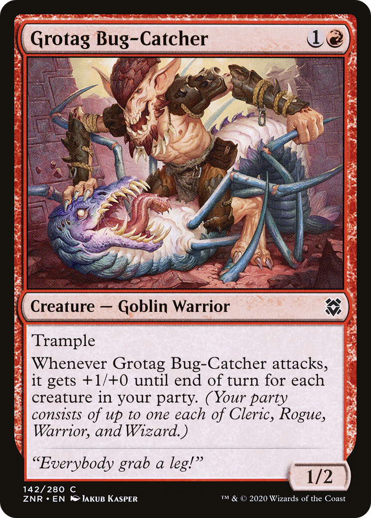 Grotag Bug-Catcher (ZNR-142) [Zendikar Rising] Foil