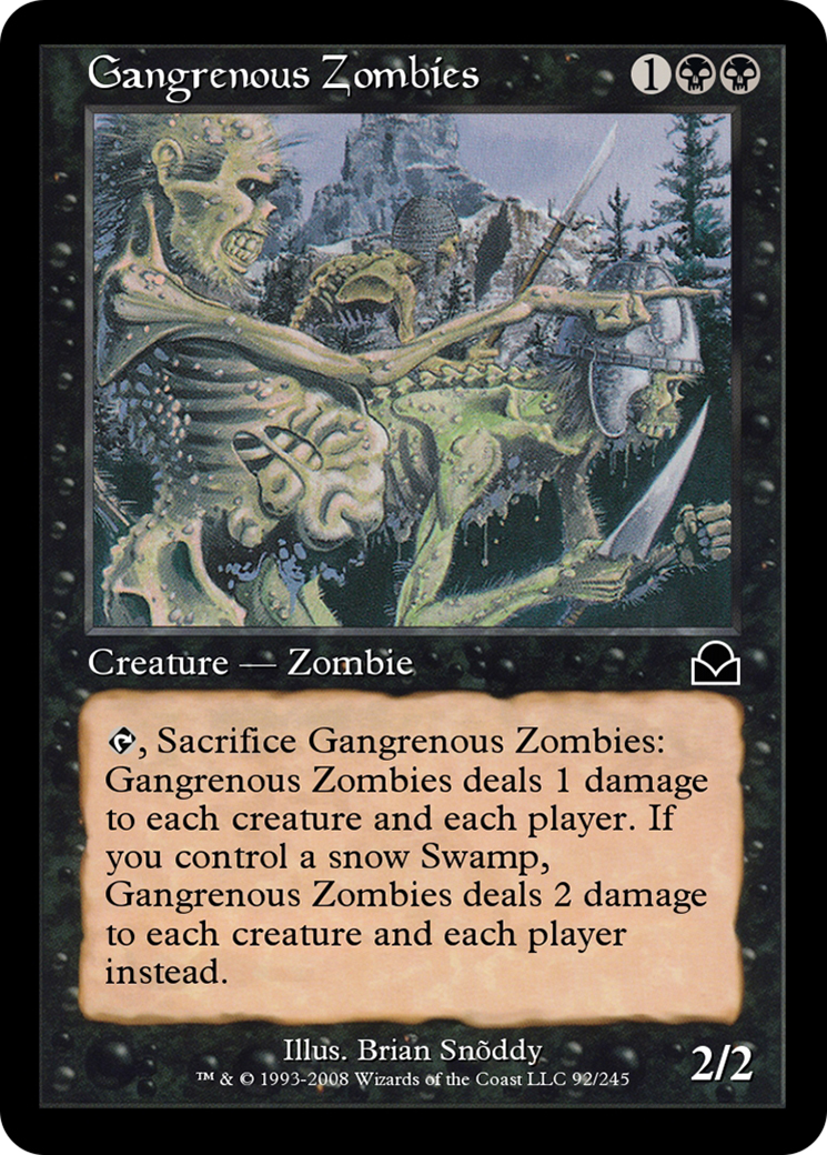 Gangrenous Zombies (ME2-092) [Masters Edition II] Foil