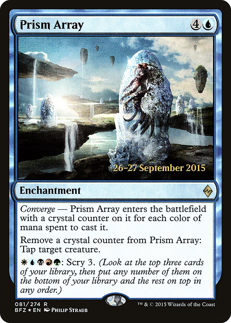 Prism Array (PRE-081) [Battle for Zendikar Promos] Foil