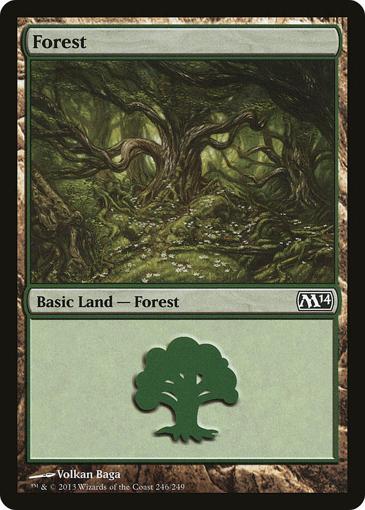 Forest (M14-246) [Magic 2014] Foil