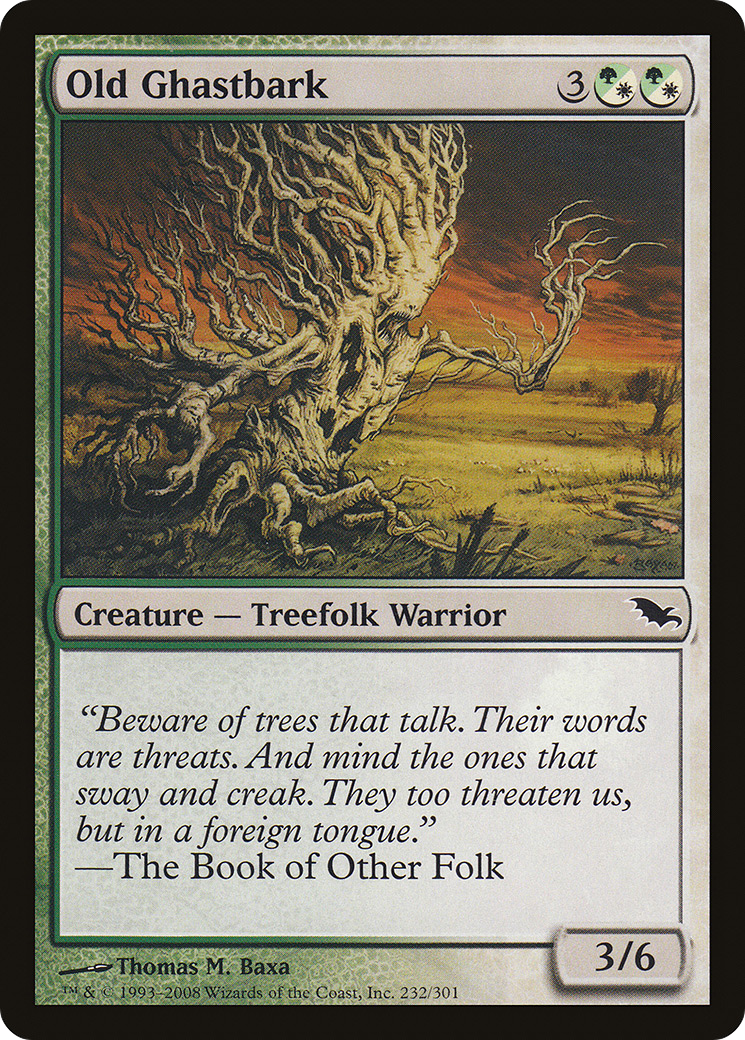 Old Ghastbark (SHM-232) [Shadowmoor]