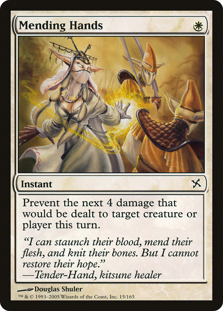 Mending Hands (BOK-015) [Betrayers of Kamigawa] Foil