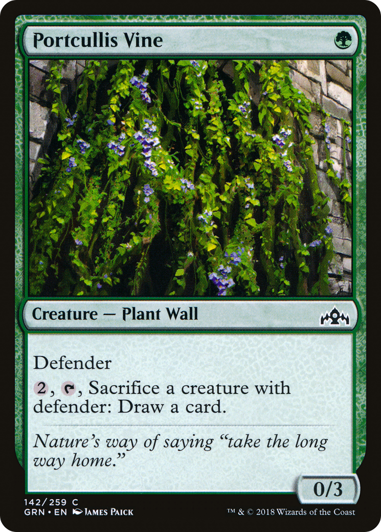 Portcullis Vine (GRN-142) [Guilds of Ravnica]