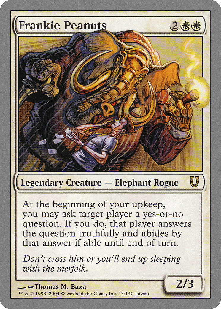 Frankie Peanuts (UNH-013) [Unhinged] Foil