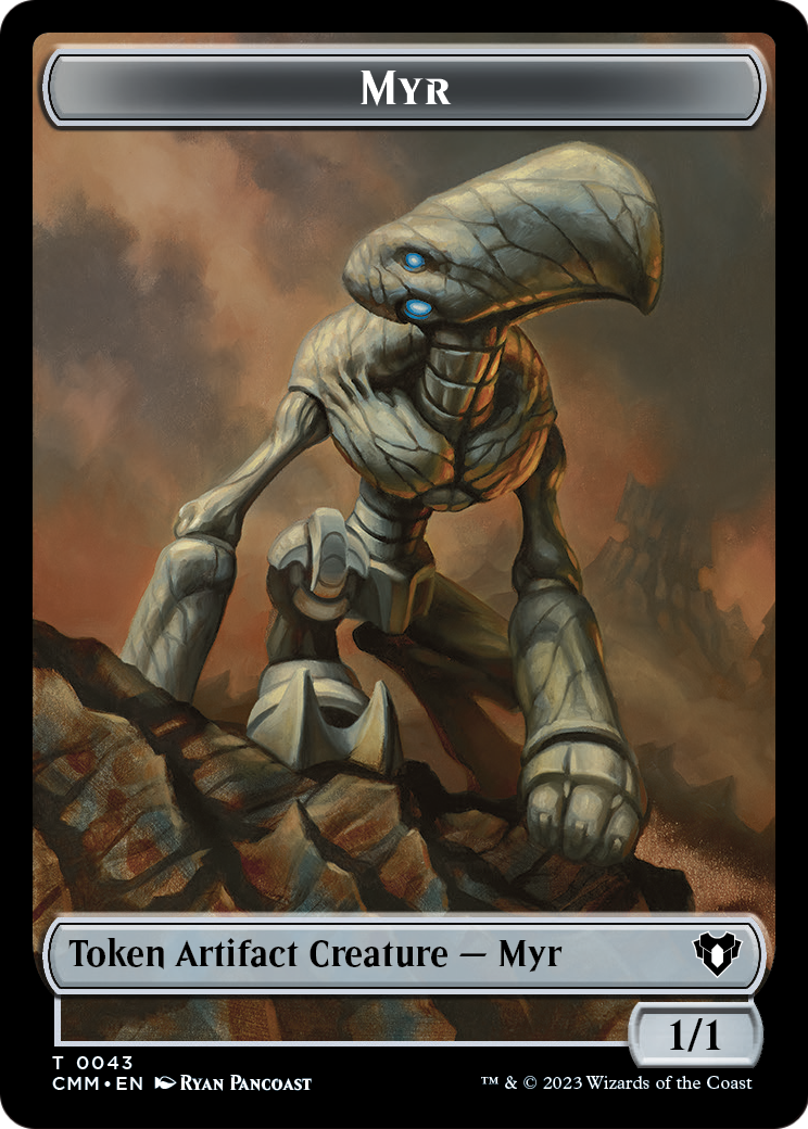 Myr (TCMM-043) [Commander Masters Tokens]