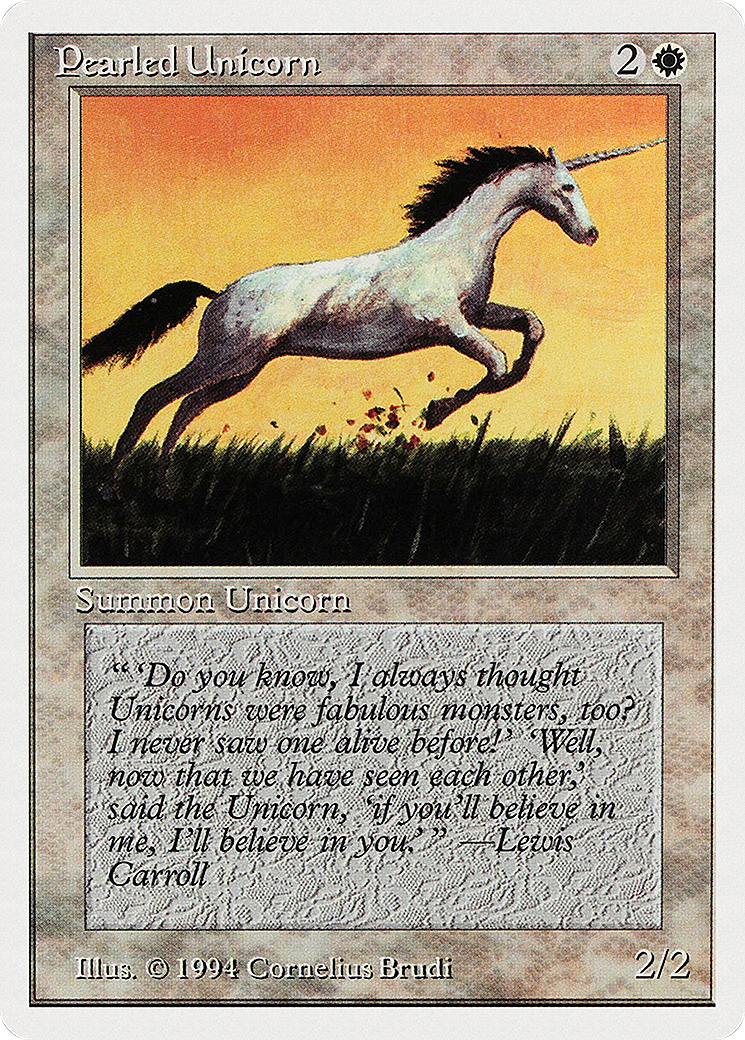 Pearled Unicorn (SUM-030) [Summer Magic / Edgar]