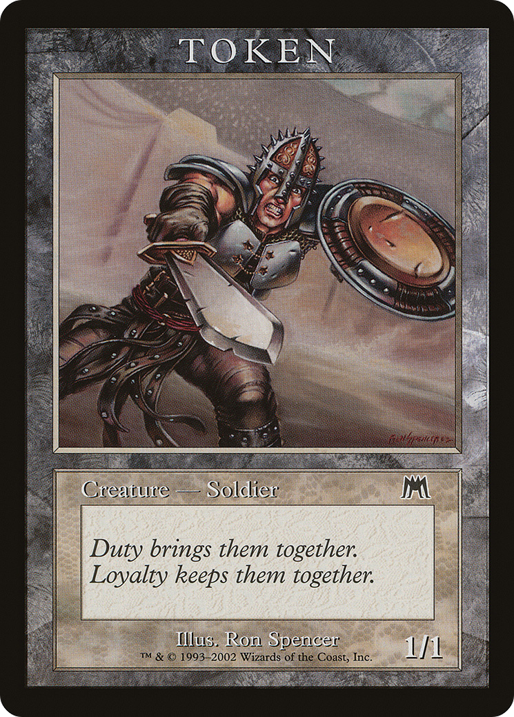 Soldier Token (ONS) [Magic Player Rewards 2002]