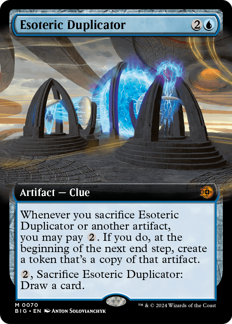 Esoteric Duplicator (Extended Art) (BIG-070) [The Big Score] Foil