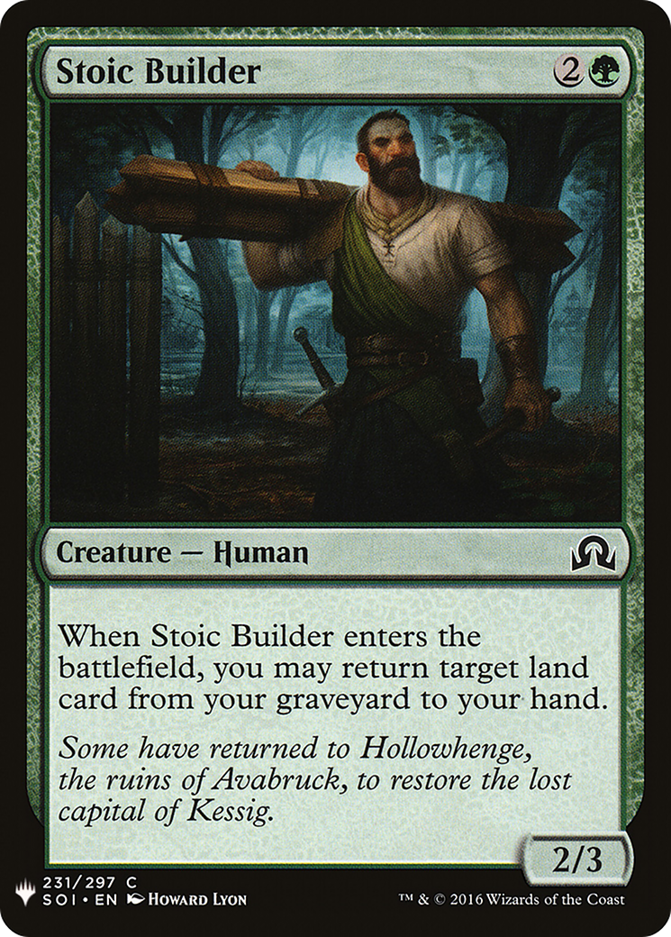 Stoic Builder (LIST-231) [The List]