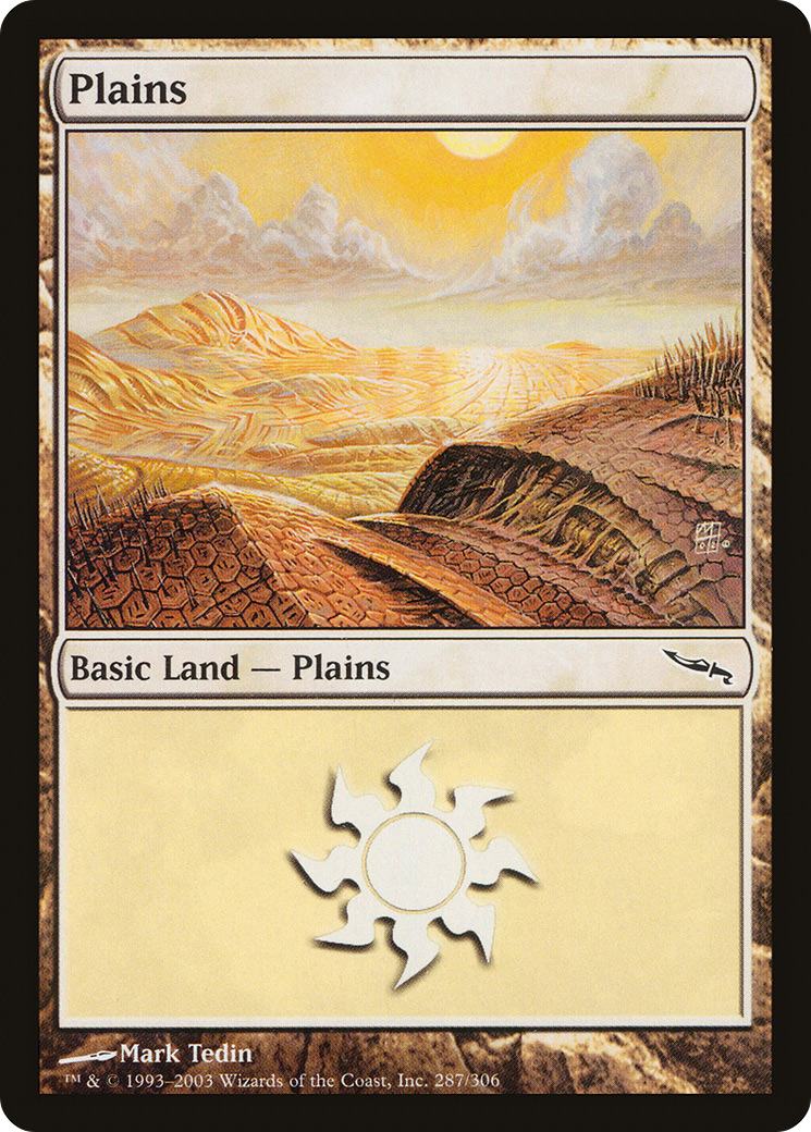 Plains (MRD-287) [Mirrodin] Foil
