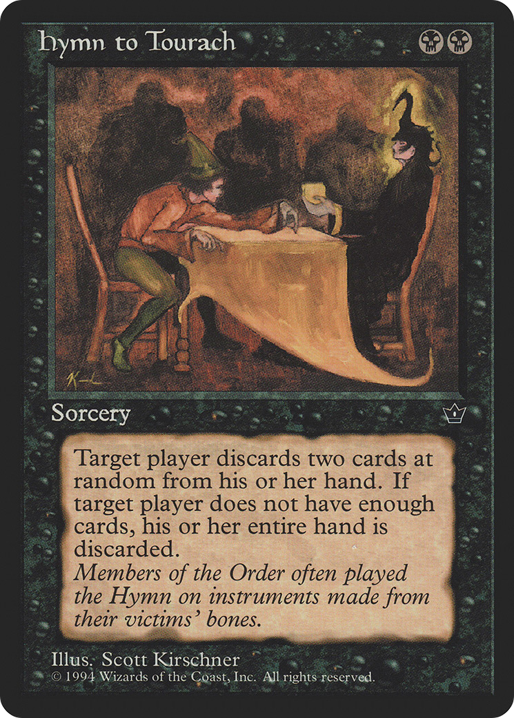 Hymn to Tourach (Table) [Fallen Empires]