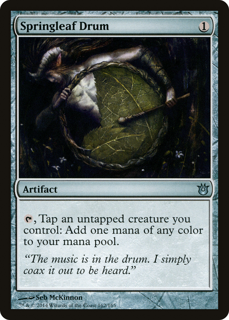 Springleaf Drum (BNG-162) [Born of the Gods] Foil