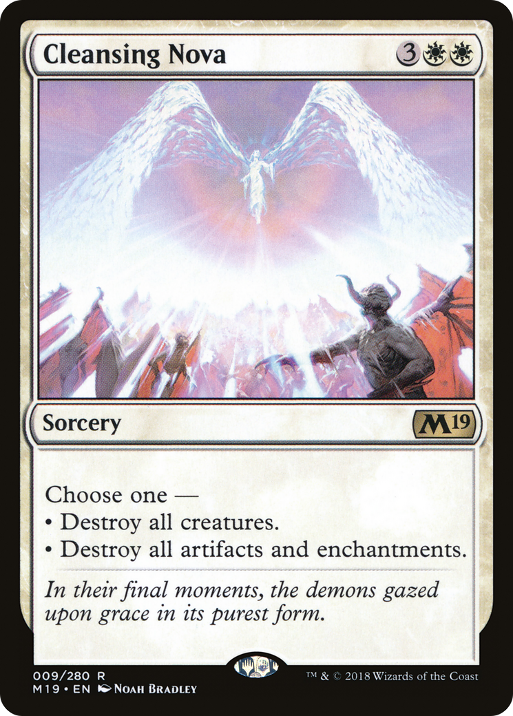 Cleansing Nova (M19-009) [Core Set 2019] Foil