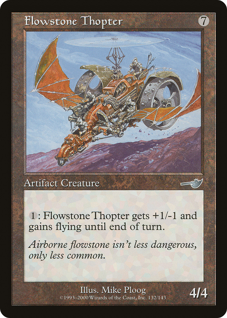 Flowstone Thopter (NMS-132) [Nemesis] Foil