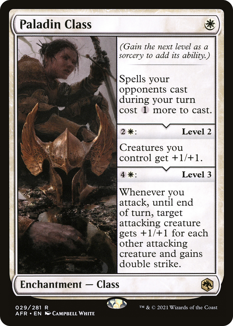 Paladin Class (AFR-029) [Adventures in the Forgotten Realms] Foil