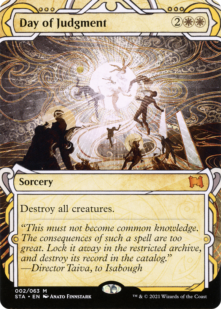 Day of Judgment (STA-002) (Showcase) (Borderless) [Strixhaven Mystical Archive]