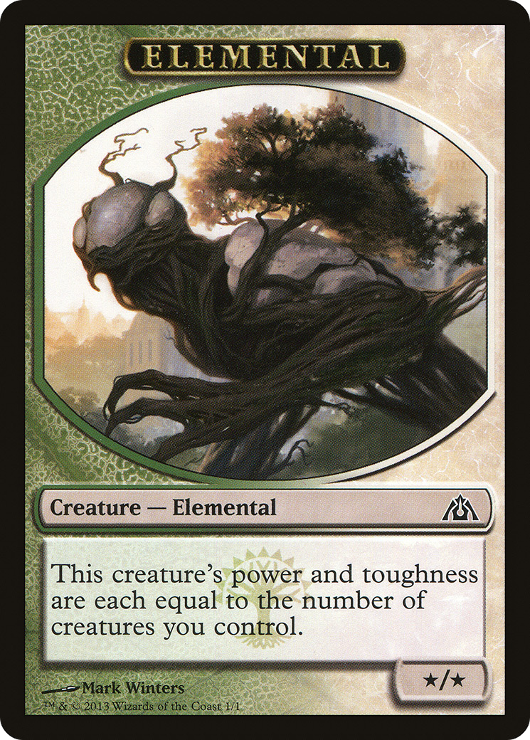 Elemental Token (DGM-001) [Dragon's Maze Tokens]