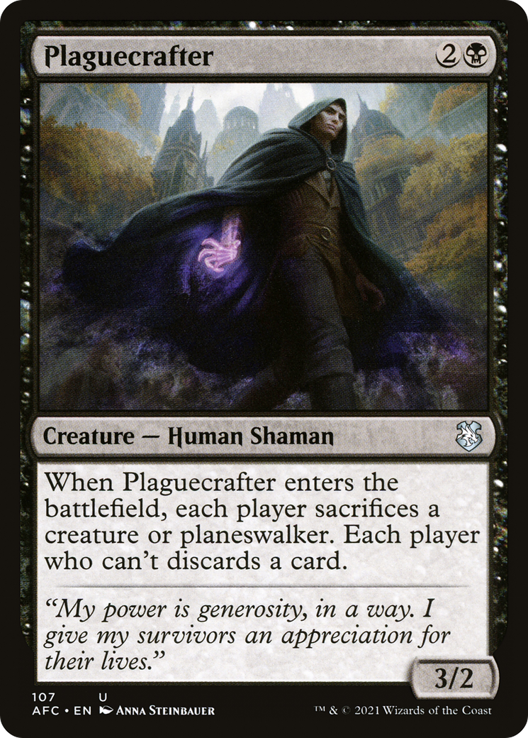 Plaguecrafter (AFC-107) [Forgotten Realms Commander]