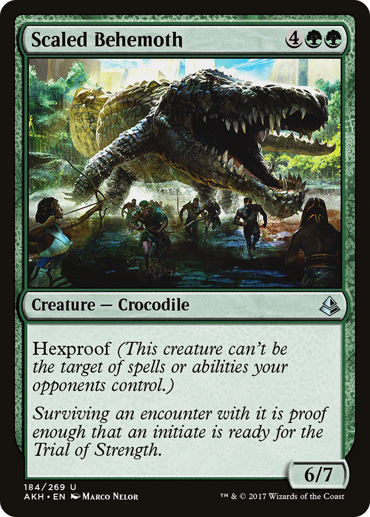 Scaled Behemoth (AKH-184) [Amonkhet]