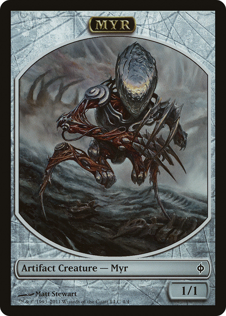 Myr Token (NPH-004) [New Phyrexia Tokens]