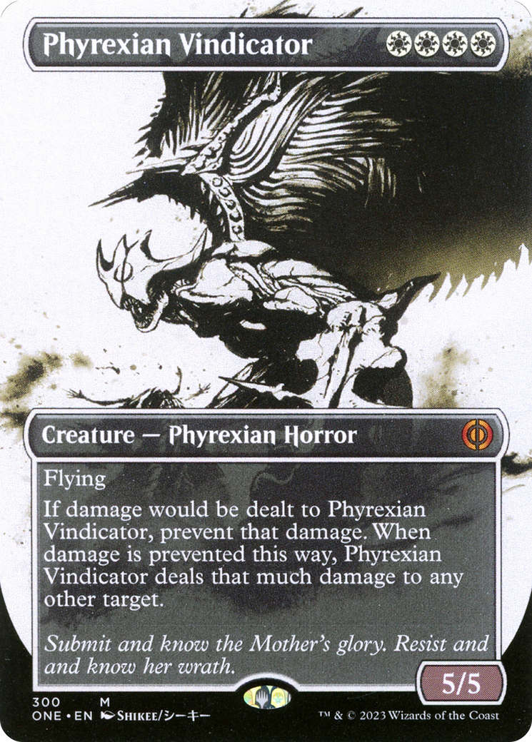 Phyrexian Vindicator (Showcase) (ONE-300) (Borderless) [Phyrexia: All Will Be One]